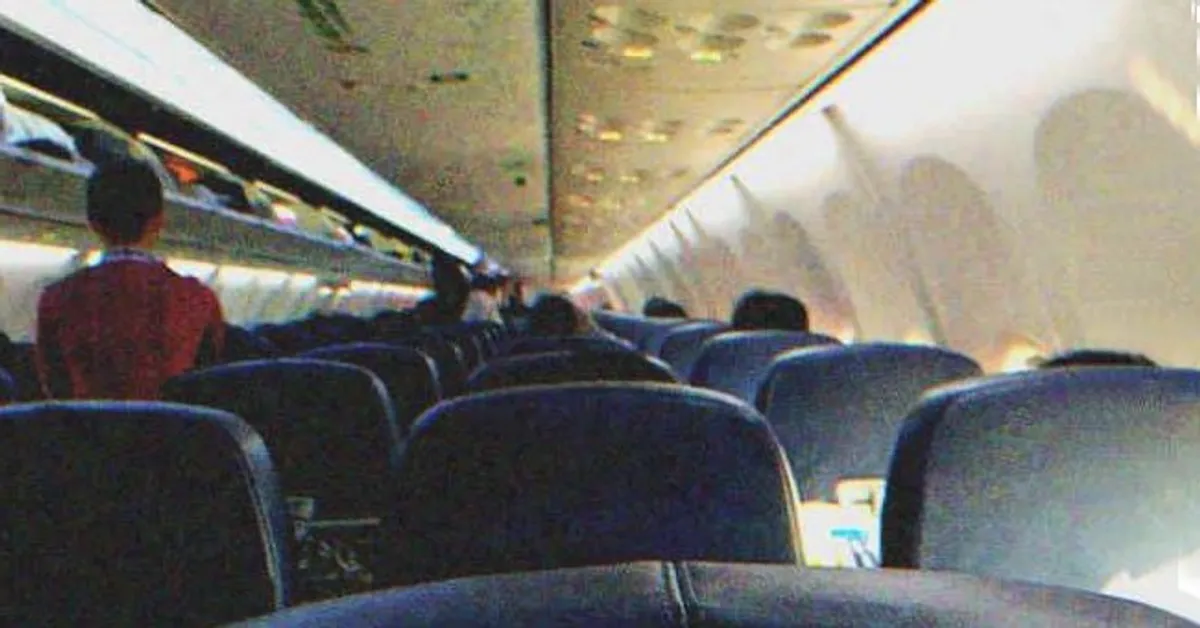 Intérieur d'un avion. | Source : Shutterstock