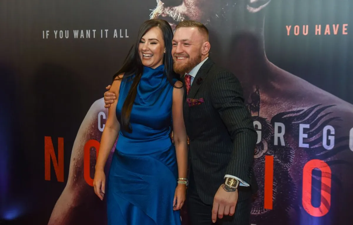 Conor McGregor and Dee Devlin at the "Conor McGregor Notorious" film premiere in 2017 in Dublin | Photo: Getty Images