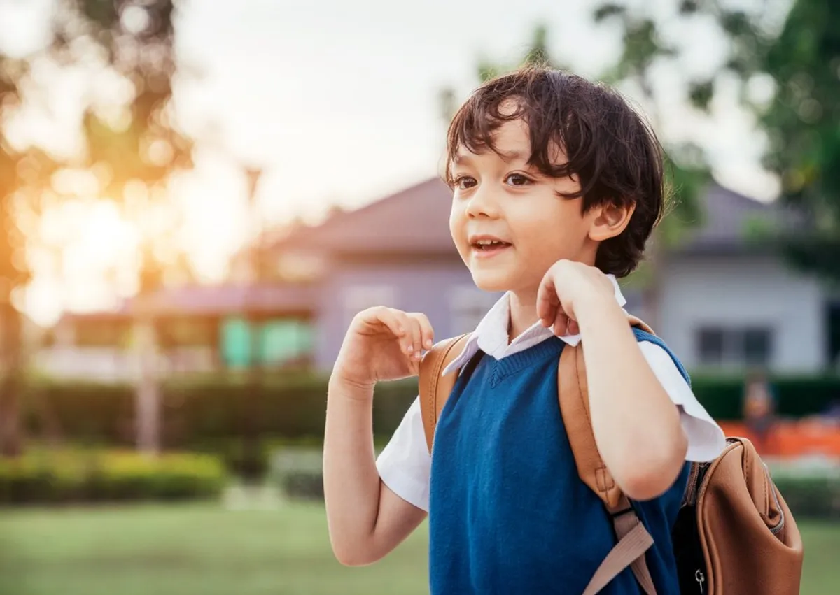 A photo of a young boy going to school. | Photo: Shutterstock