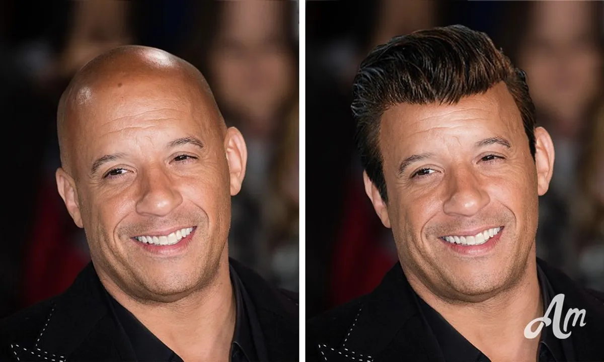 Vin Diesel avec des cheveux. | Photo : Getty Images