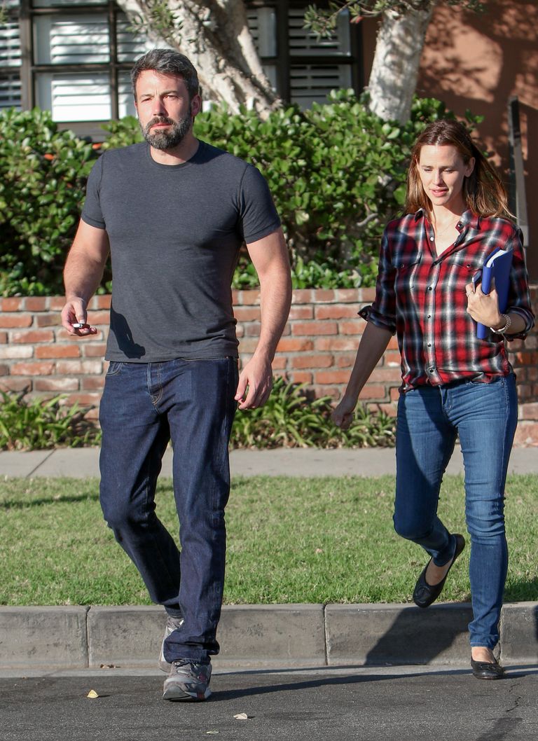 Ben Affleck y Jennifer Garner fueron vistos el 3 de septiembre de 2015 en Los Ángeles, California. | Foto: Getty Images