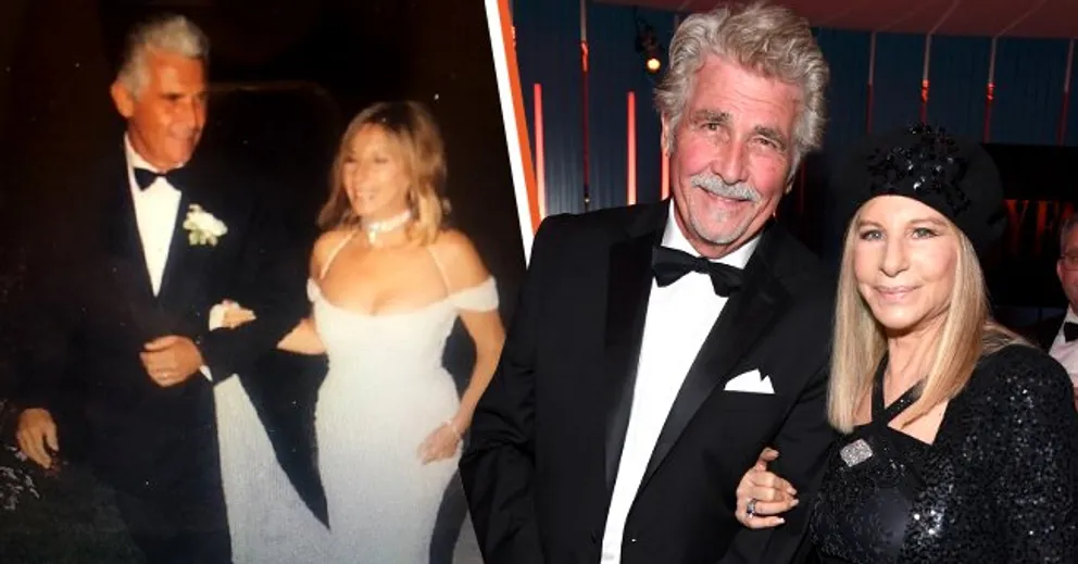 À gauche : Barbra Streisand et James Brolin lors de leur mariage en 1998. À droite : Le couple assiste à la Vanity Fair Oscar Party 2019 le 24 février 2019 à Beverly Hills, en Californie. | Photo : instagram.com/barbrastreisand | Getty Images