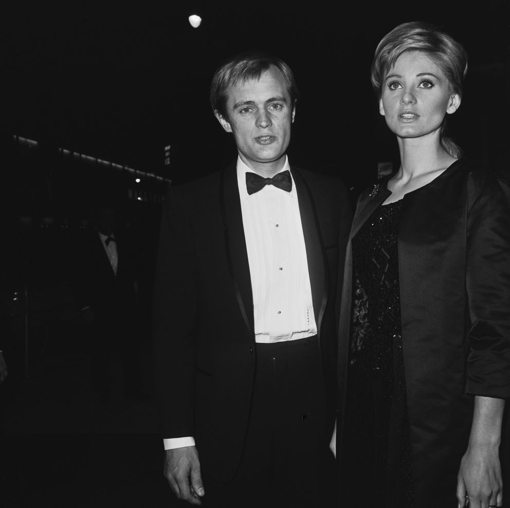 David McCallum and ex-wife Jill Ireland in the United States in 1965.