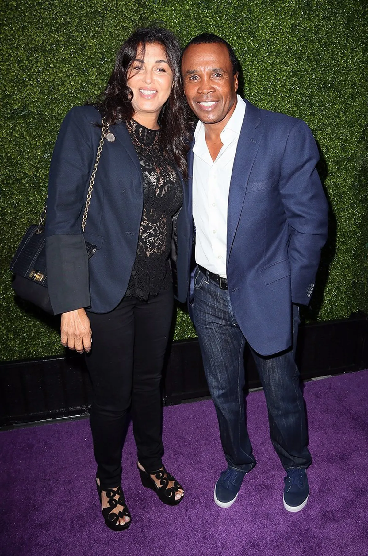 Sugar Ray Leonard and Bernadette Robi attend the HollyRod Foundation's 16th Annual DesignCare in Los Angeles, California in July 2014. | Photo: Getty Images