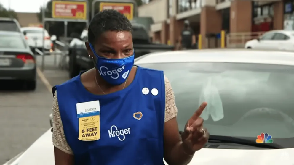 LaShenda Williams en el trabajo. | Foto: Youtube.com/NBCNews