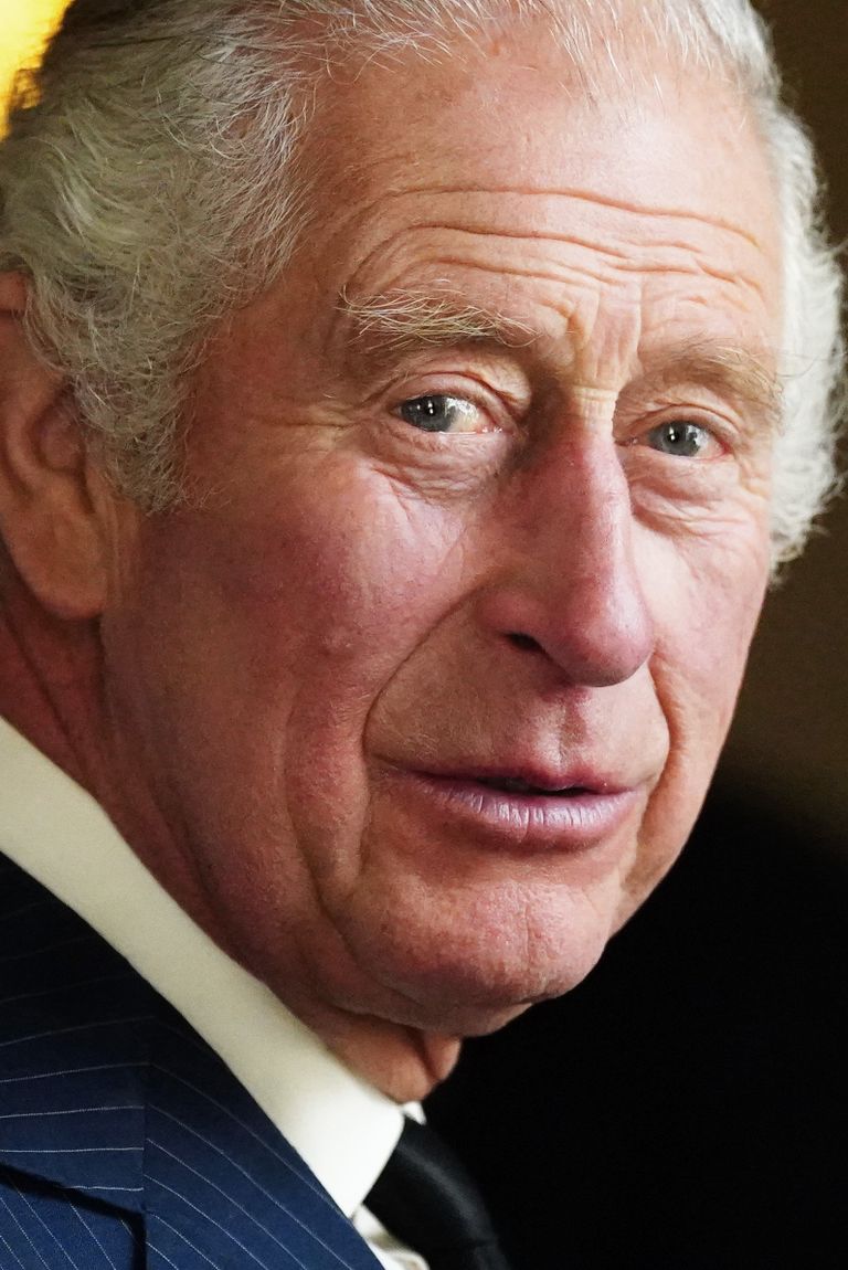 Le roi Charles III lors d'une réception avec les hauts-commissaires du royaume et leurs épouses dans le Bow Room du palais de Buckingham, le 11 septembre 2022 à Londres, en Angleterre. | Source : Getty Images