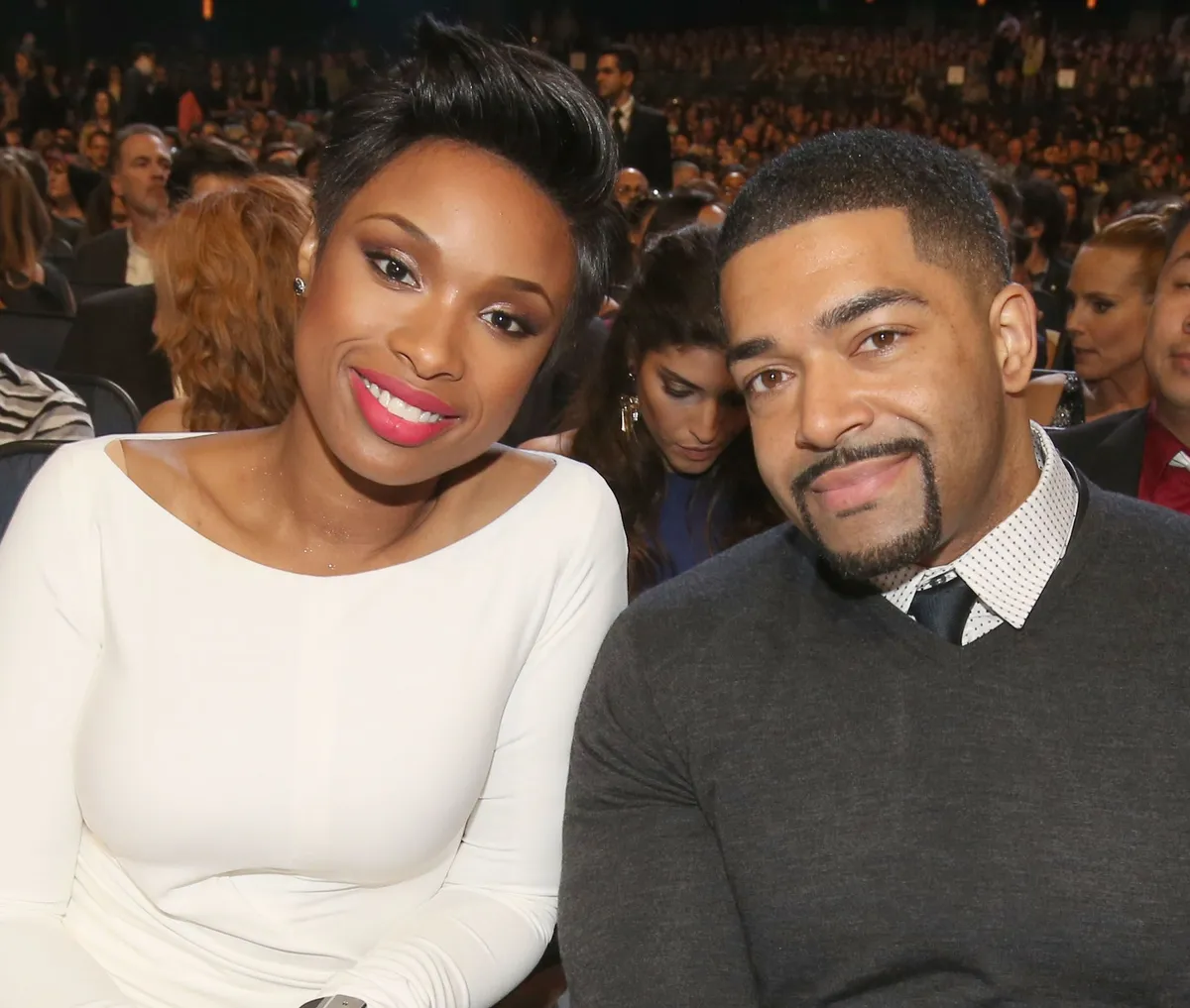 Jennifer Hudson and David Otunga attend the 40th Annual People's Choice Awards on January 8, 2014 | Photo: Getty Images