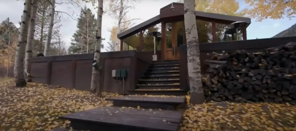 La propriété de Kevin Costner à Aspen, Colorado. | Source : Youtube/CNBC Make It