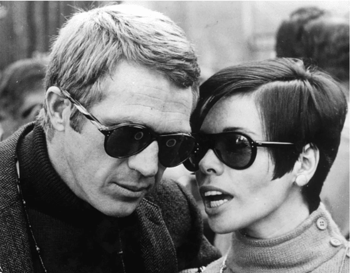 El actor Steve McQueen con su primera esposa Neile Adams en San Francisco en 1968. l Foto : Getty Images