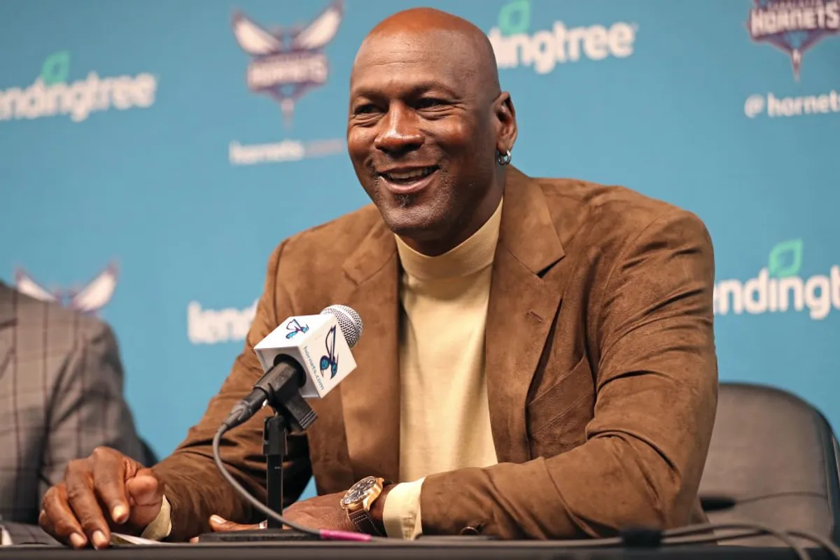 Michael Jordan held a media press conference ahead of the NBA All-Star Weekend Spectrum Center in Charlotte, North Carolina on February 12, 2019 | Photo: Getty Images