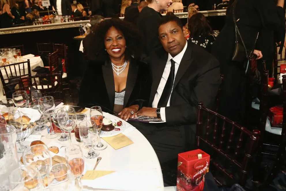 Denzel Washington et Pauletta Washington assistent aux Golden Globe Awards sponsorisés par Lindt Chocolate le 6 janvier 2019 | Photo : Getty Images
