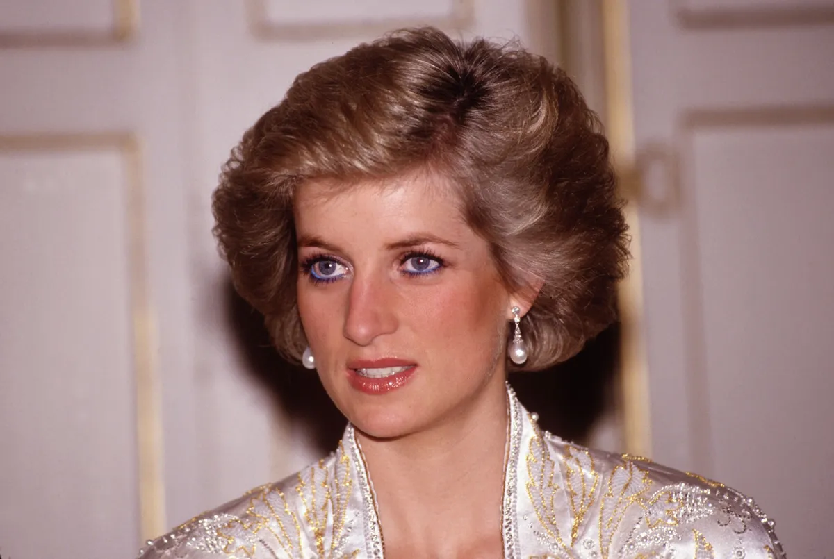 Princess Diana during a dinner given by President Mitterand on November 1, 1988 | Photo: Getty images
