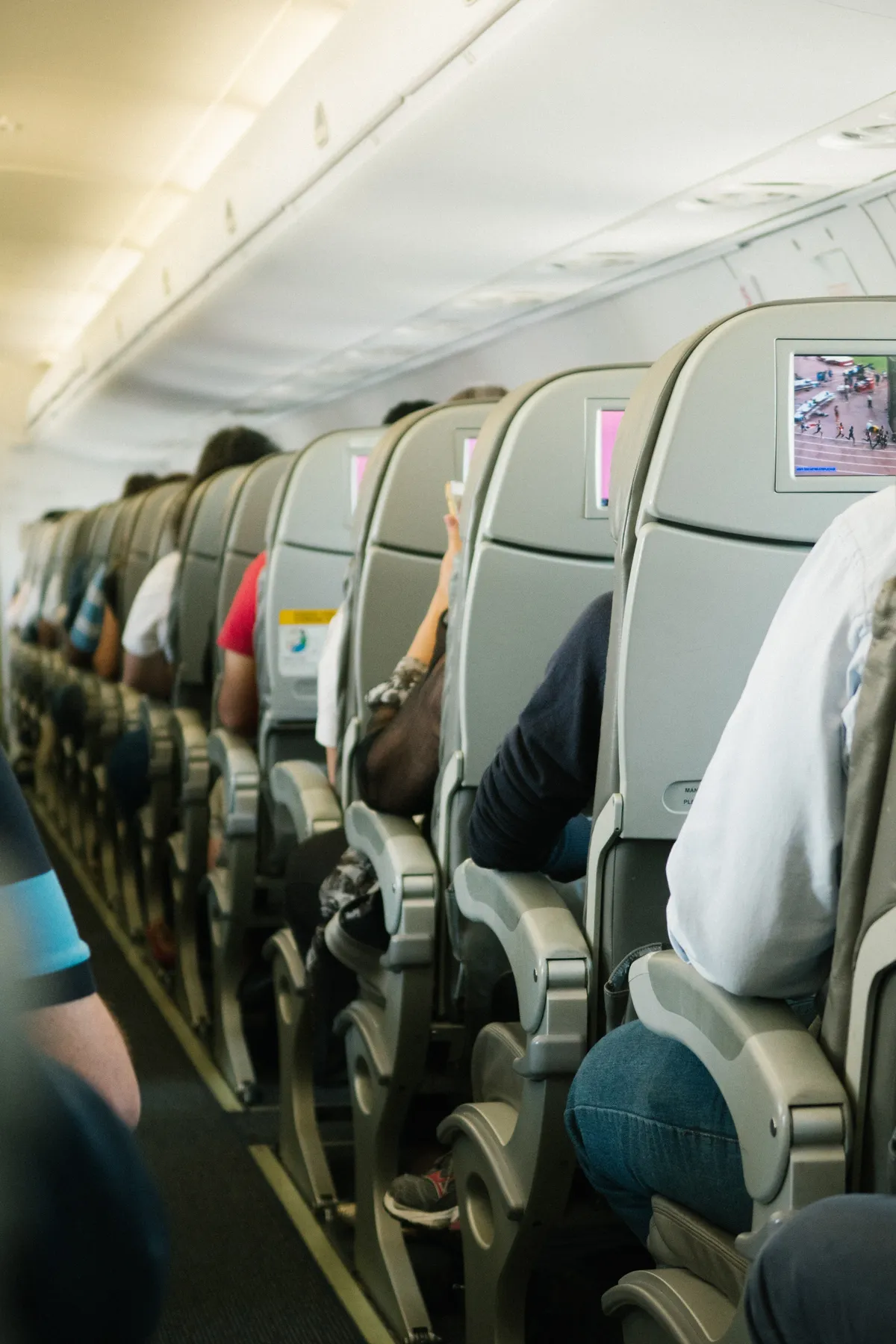 Intérieur d'un avion. | Photo : Unsplash