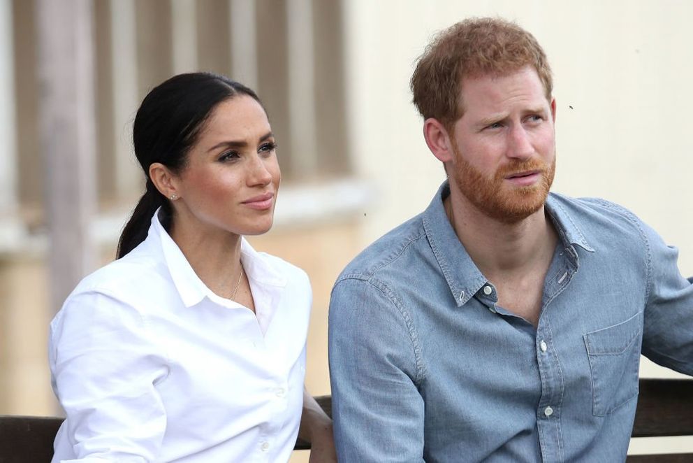 El príncipe Harry y la duquesa de Sussex Meghan Markle en su gira de otoño de 16 días. | Foto: Getty Images