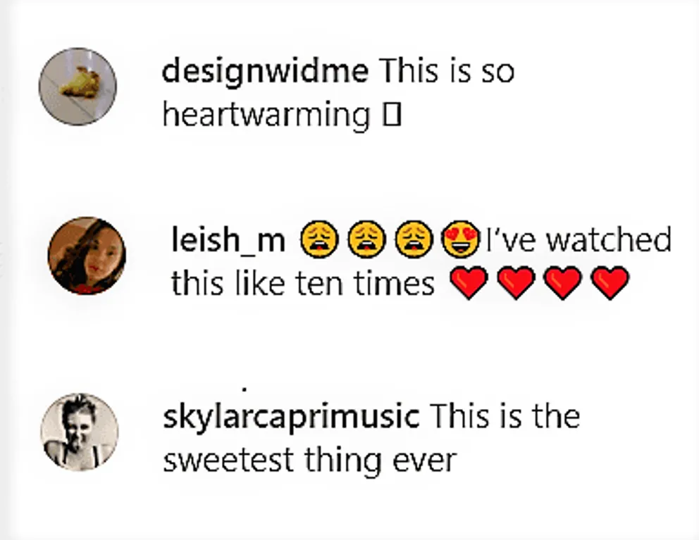 Des personnes commentant un post Instagram d'Isabel. │Source : instagram.com/izzymizzyy