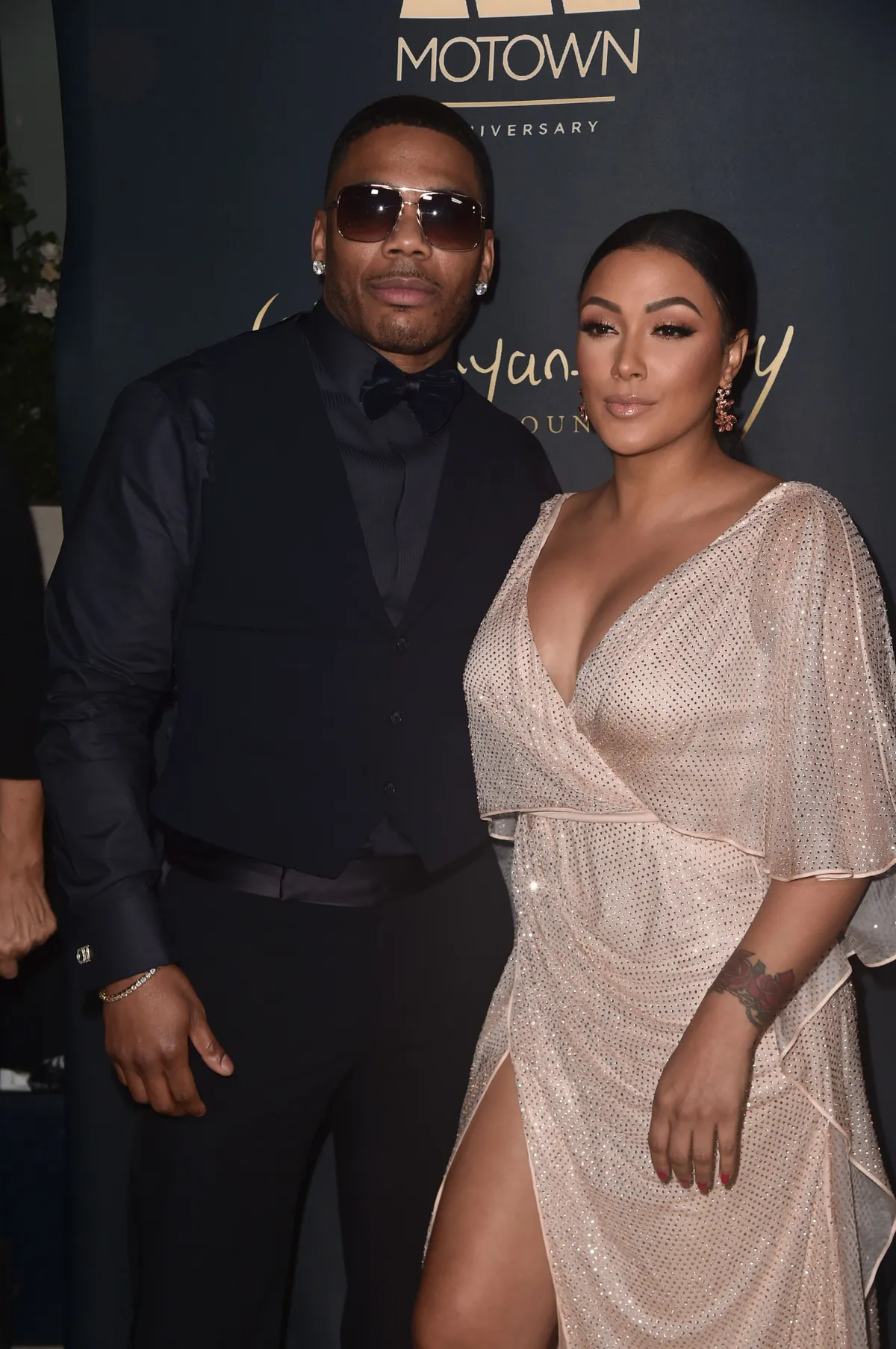 Nelly and Shantel Jackson at The Ryan Gordy Foundation's celebration of 60 Years Of Mowtown on November 11, 2019.  | Photo: Getty Images