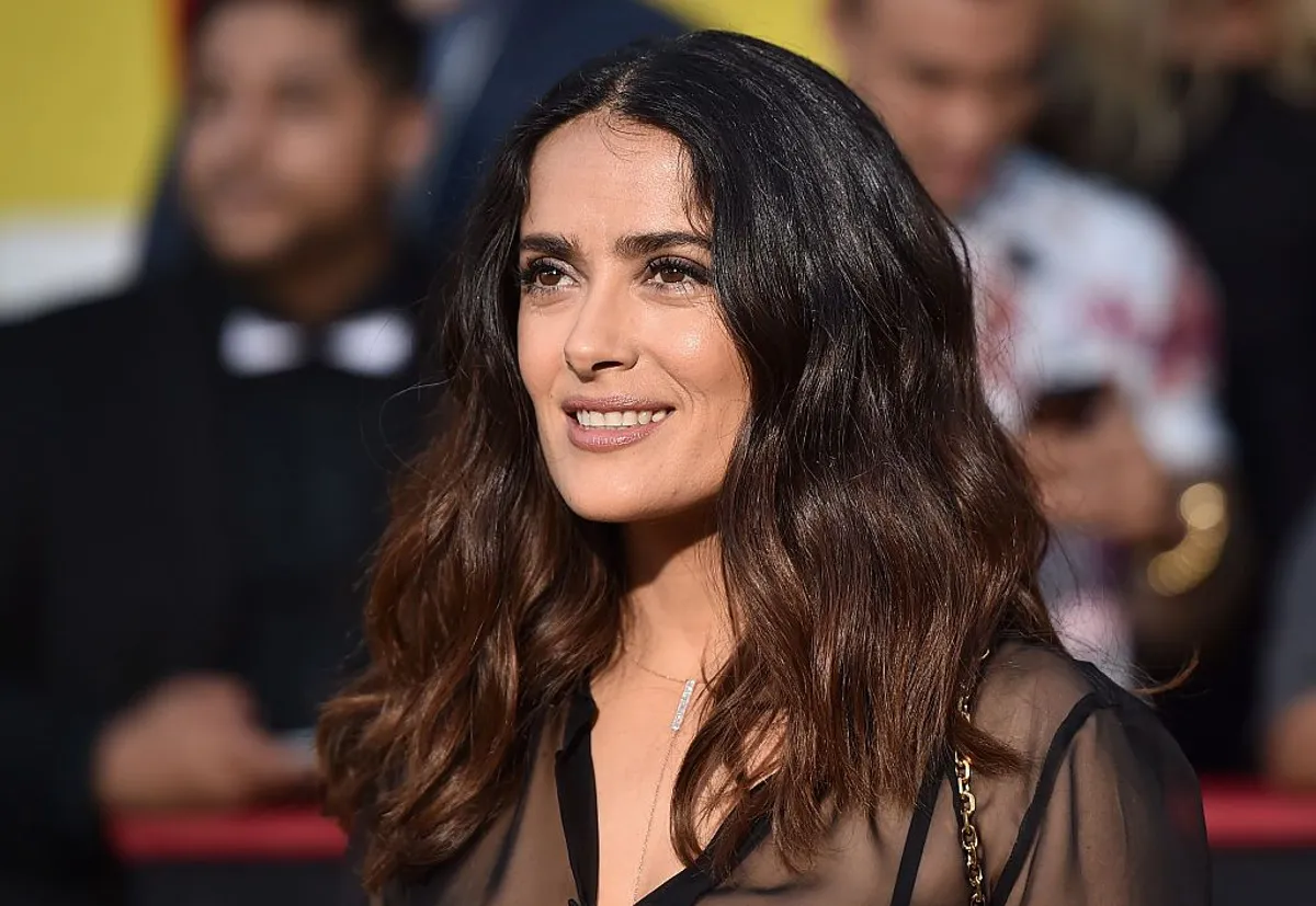Salma Hayek at the premiere of Sony's "Sausage Party" at Regency Village Theatre on August 9, 2016, in Westwood, California | Photo: Getty Images