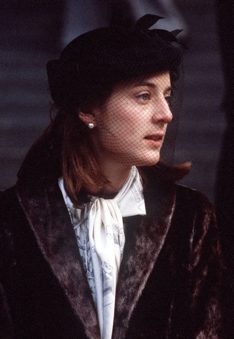 Lady Amanda Knatchbull en décembre 1979 à Londres, au Royaume-Uni | Photo : Getty Images