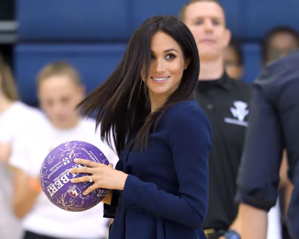 Meghan Markle at the Coach Core Awards held at Loughborough University on September 24, 2018. | Photo: Getty Images