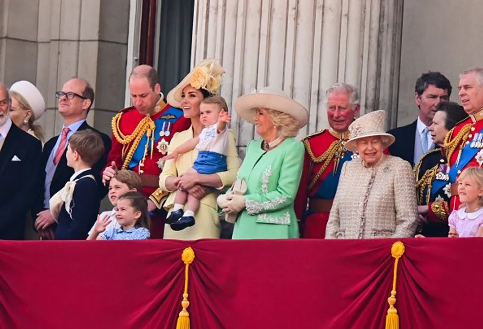 The Royal Family on the balcony of Buckingham Palace during Trooping The Colour on June 8, 2019 in London, England. | Photo: Getty Images