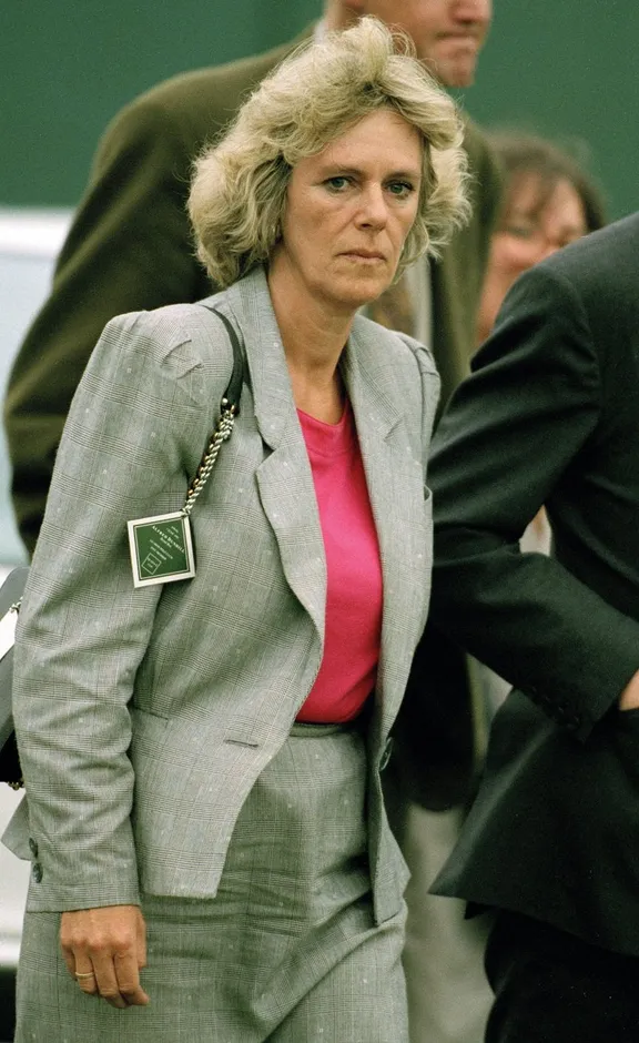 Camilla Parker-Bowles, el 7 de mayo de 1992 en Guards Polo Club, Windsor. | Foto: Getty Images