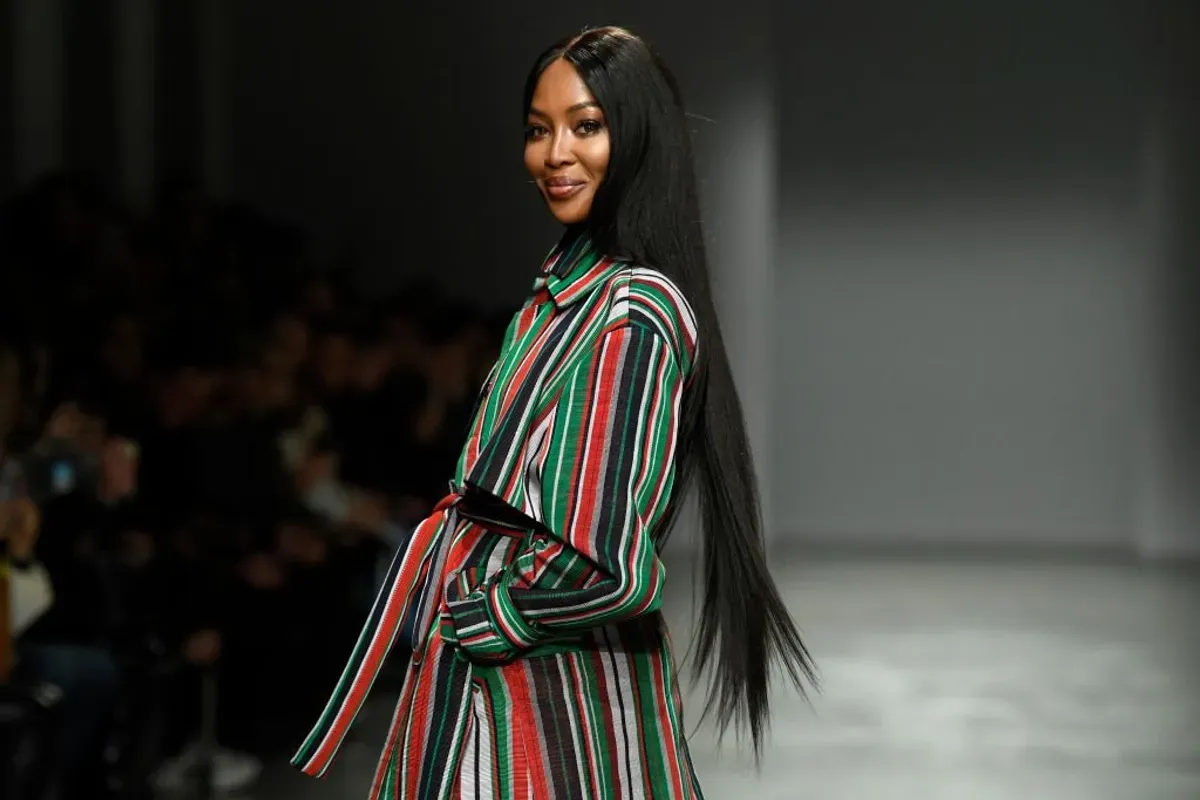 Naomi Campbell at the Kenneth Ize show during Paris Fashion Week in February 2020 | Photo: Getty Images
