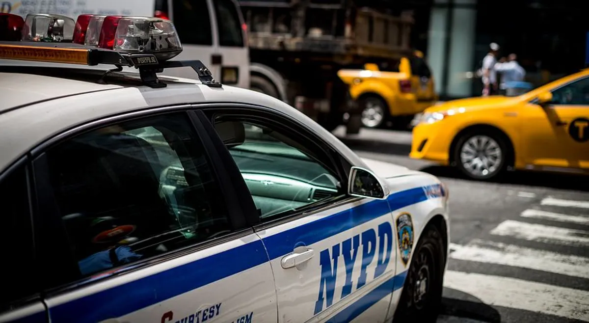 A police officer's car on the street. | Photo: Pixabay