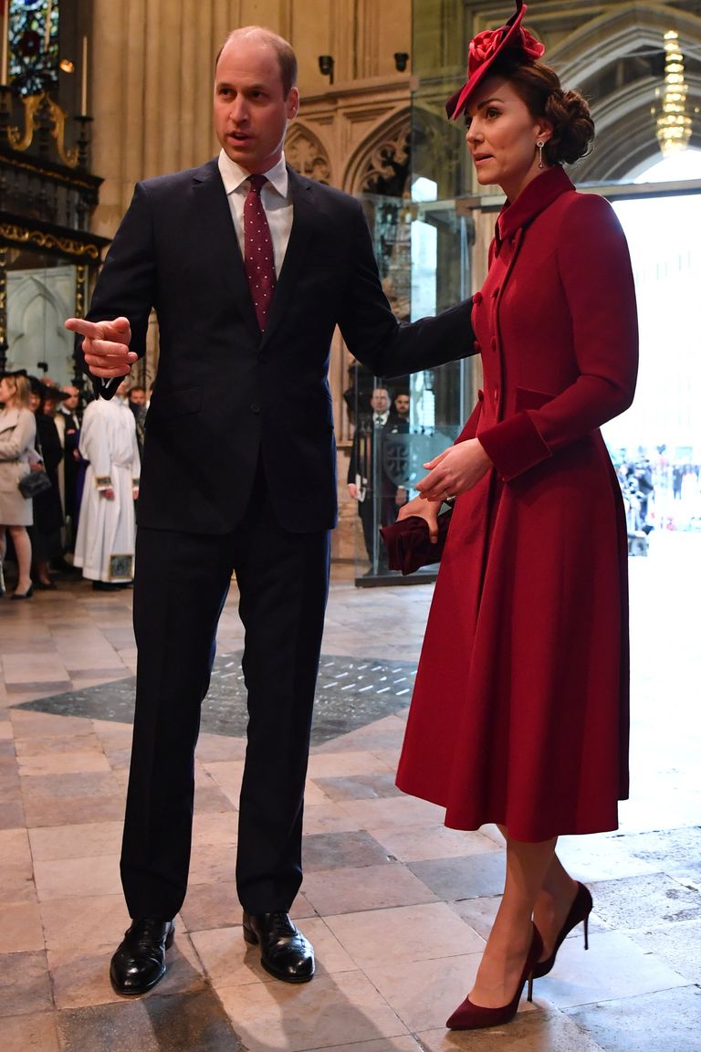Le Prince William et Kate Middleton le 9 mars 2020, à Londres, en Angleterre | Source : Getty Images