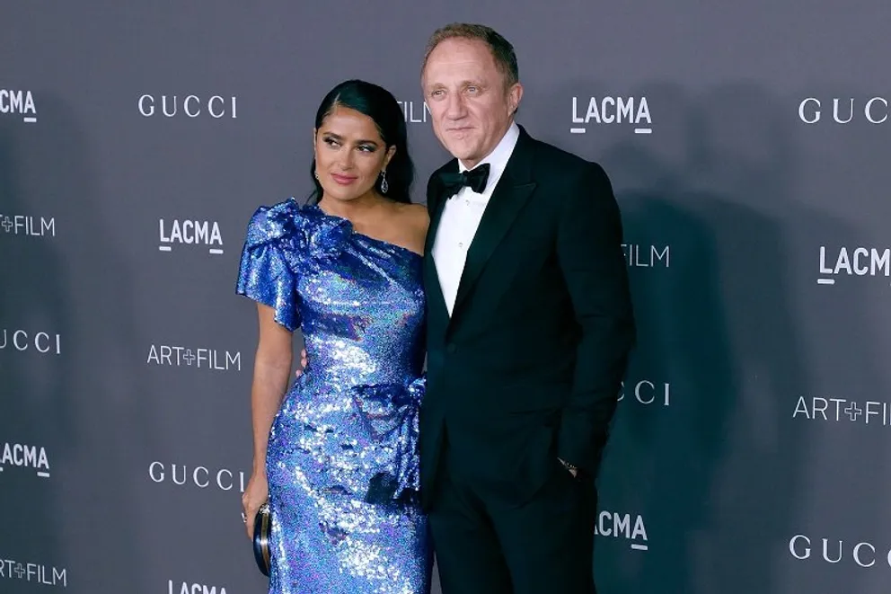 Salma Hayek and Francois-Henri Pinault on November 4, 2017 in Los Angeles, California | Photo: Getty Images