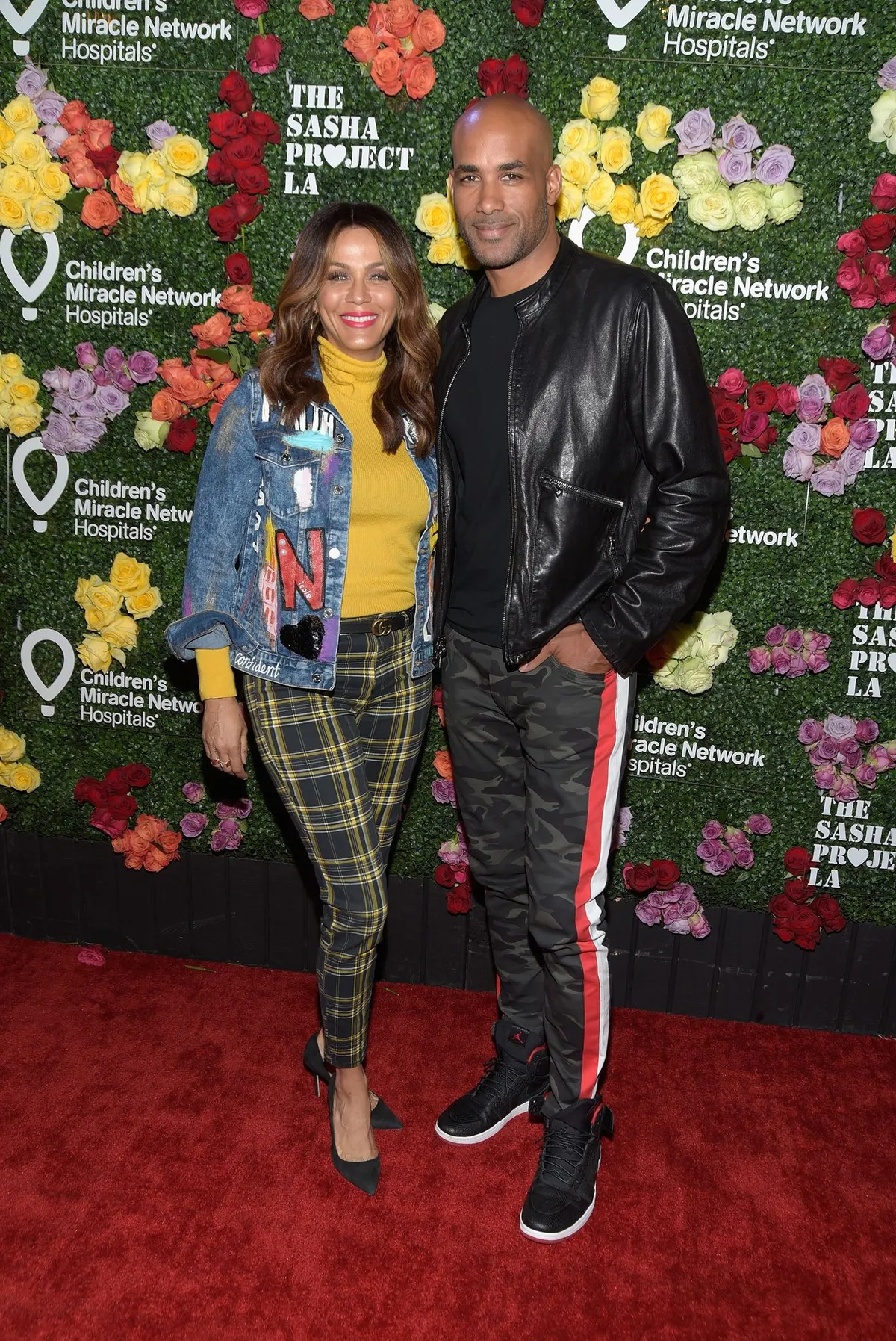 Boris Kodjoe and Nicole Parker at Rock The Runway on October 13, 2018. | Photo: Getty Images