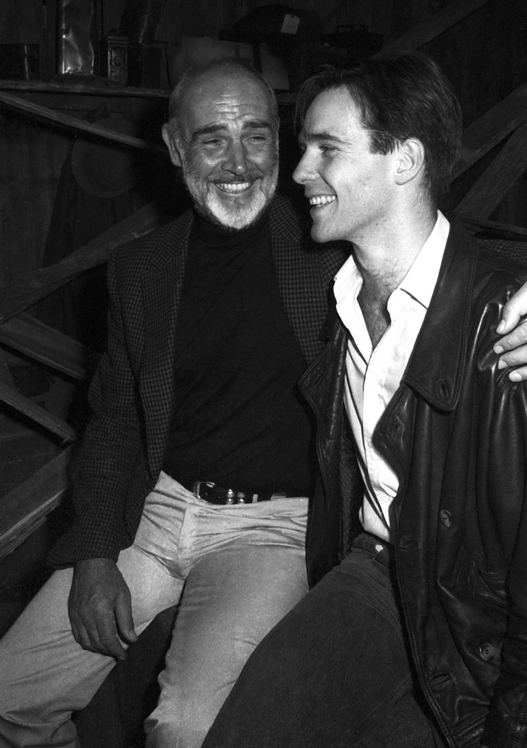Sean Connery et Jason Connery à la première de "Journey's End". 1er avril 1988 | Source : Getty Images