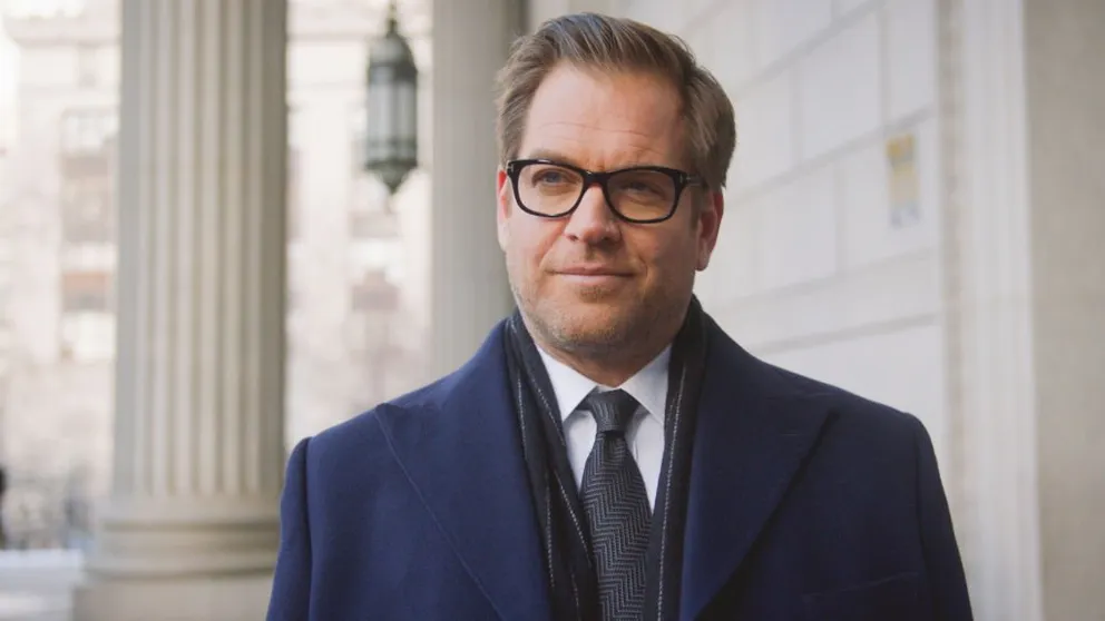Michael Weatherly en el rodaje de 'Bull'. | Foto: Getty Images