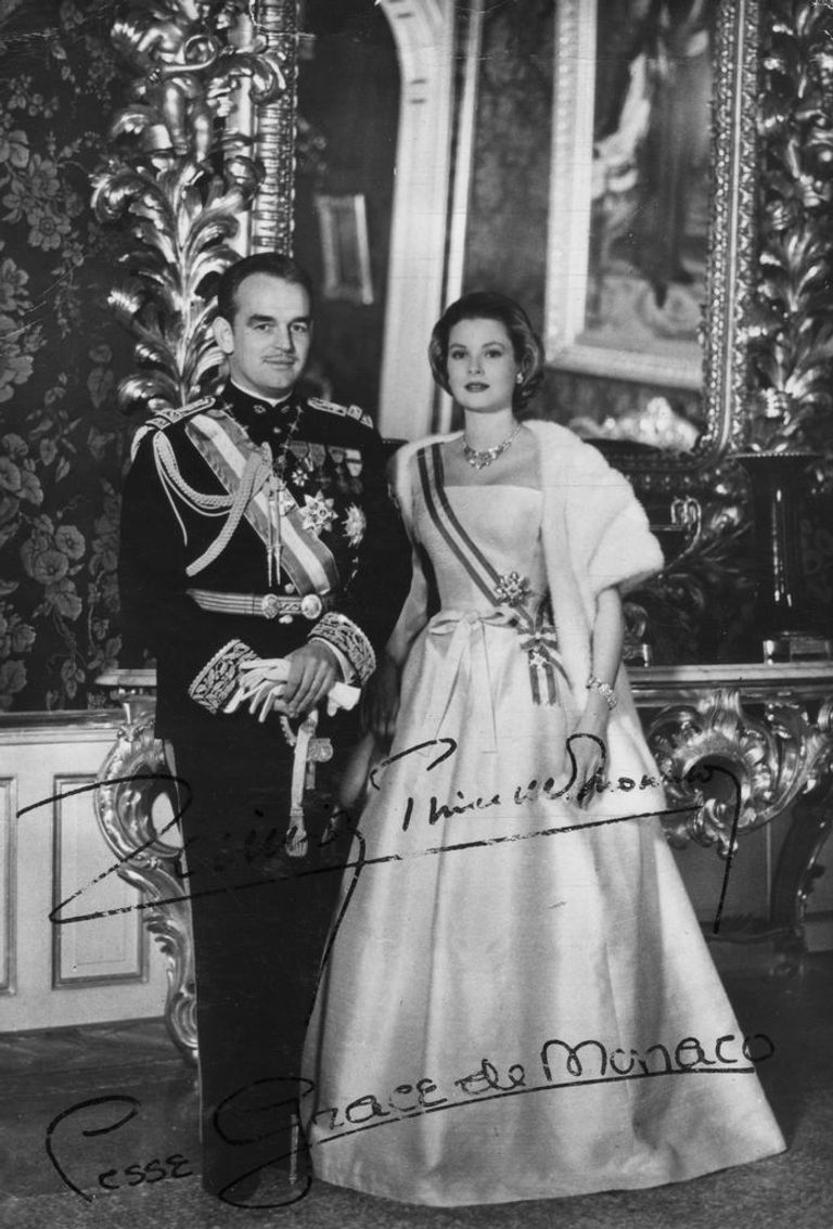 Prince Rainier III and Grace Kelly at their wedding, 20th century.  |  Photo: Getty Images