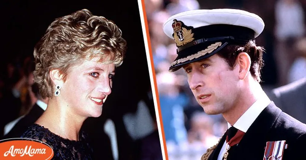Diana, princesse de Galles, à Leicester Square le 1er novembre 1993 [à gauche]. Le prince Charles en avril 1981 en Australie [à droite] | Photo : Getty Images