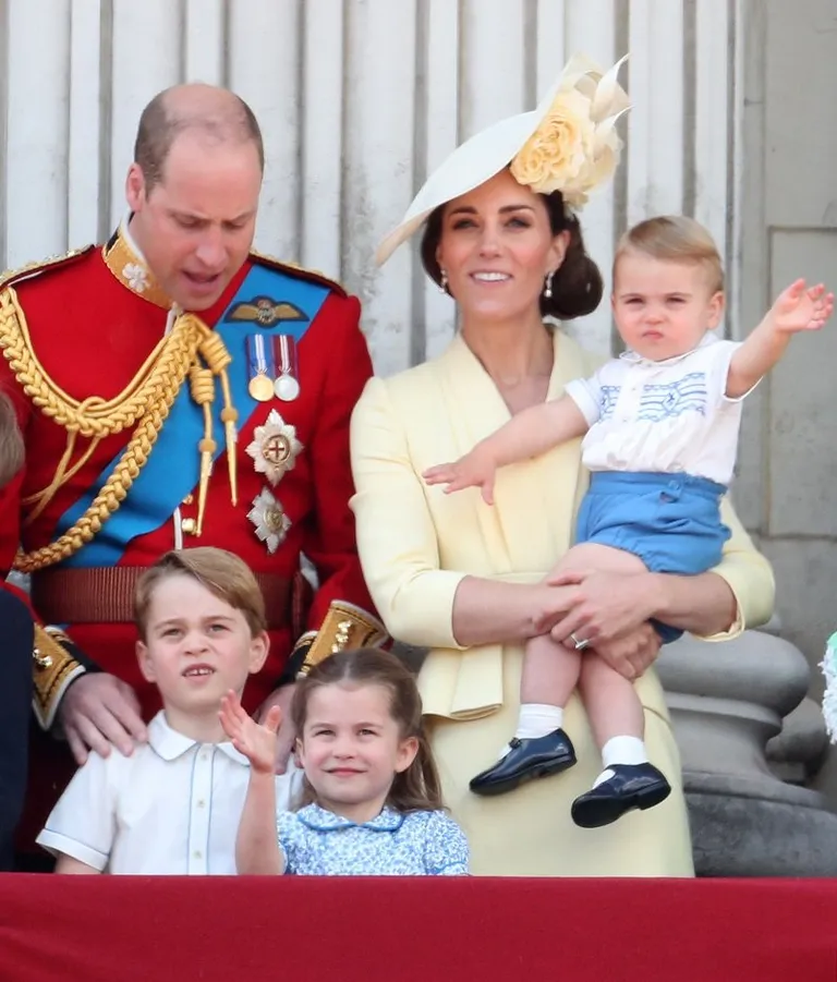 Le prince Louis, le prince George, le prince William, la princesse Charlotte et la duchesse Kate Middleton le 08 juin 2019 à Londres, en Angleterre | Photo : Getty Images