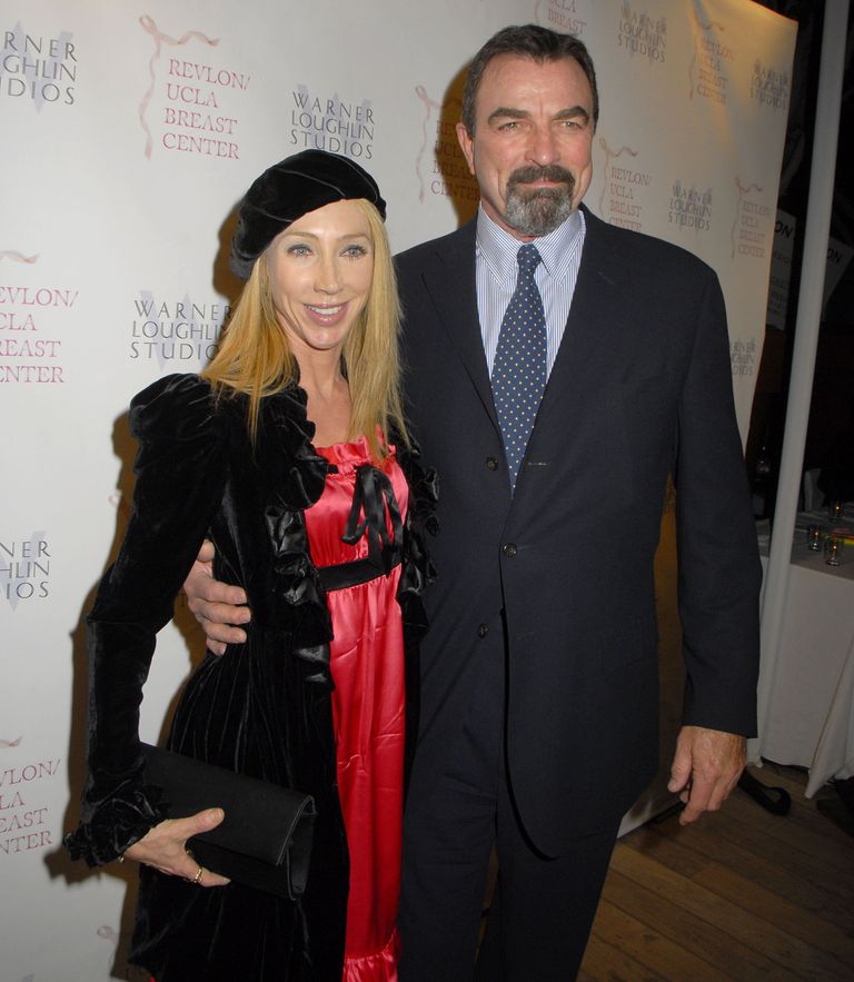 Actor Tom Selleck (R) and wife Jillie Mack attend the Warner Loughlin Studios Holiday Charity Event 