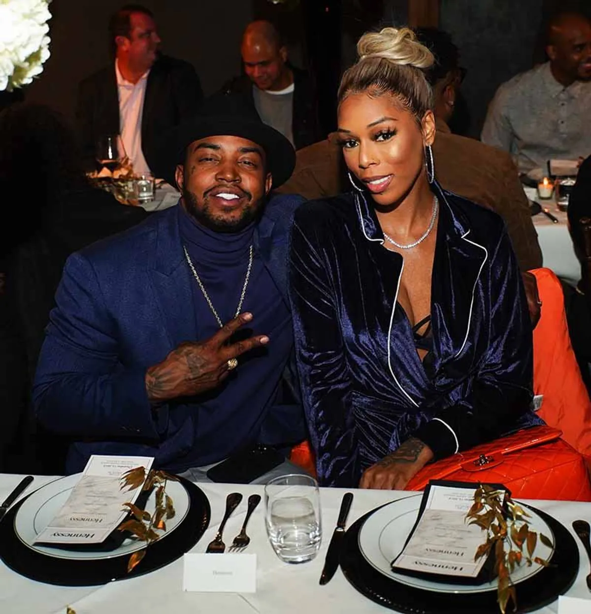 Adiz 'Bambi' Benson and Lil Scrappy attend the 2019 BMI Holiday Event at Cape Dutch on December 12, 2019. | Photo: Getty Images