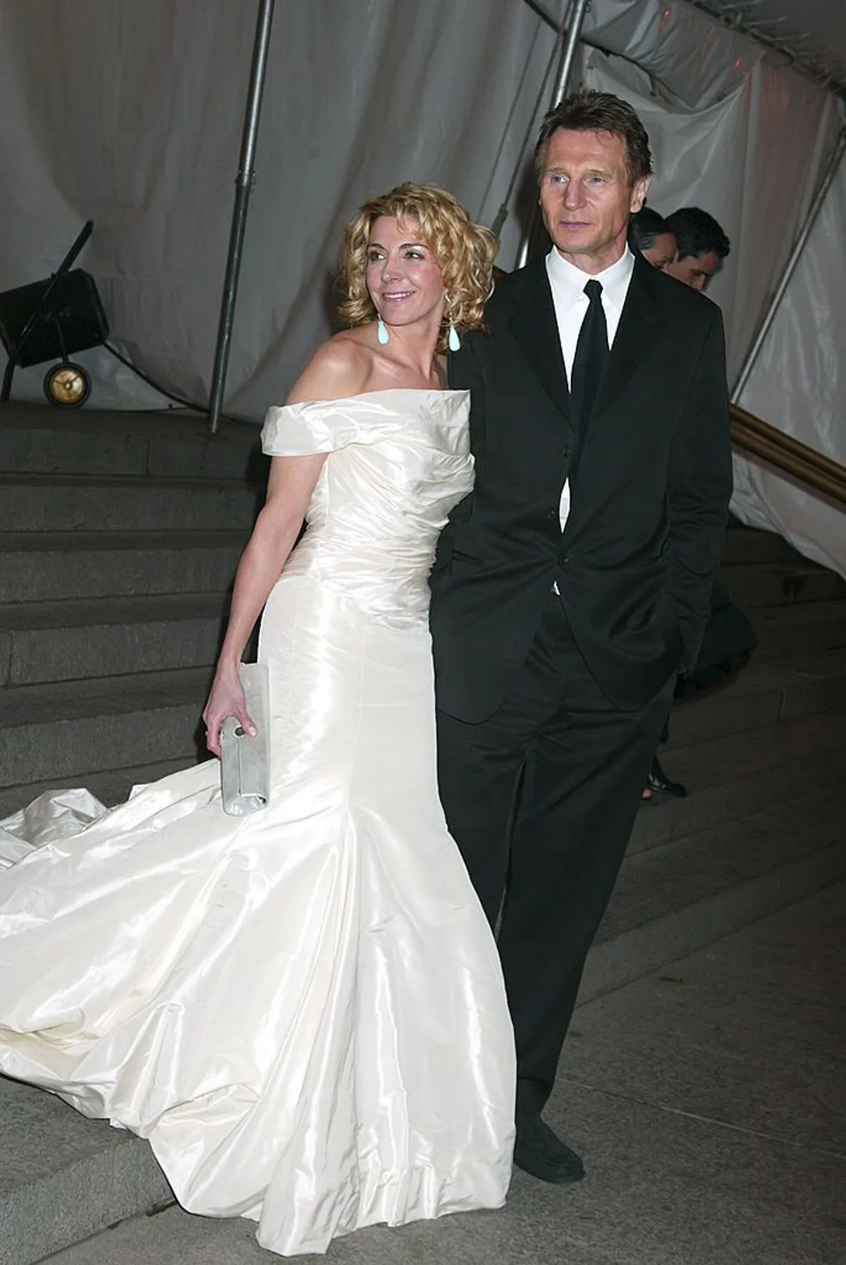 Natasha Richardson y Liam Neeson en Nueva York, 2005. | Foto: Getty Images