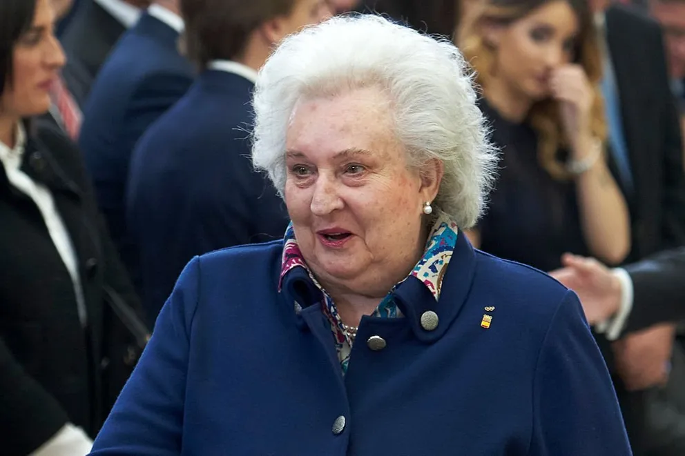 La infanta Pilar de Borbón el 23 de enero de 2017 en Madrid, España. | Foto: Getty Images