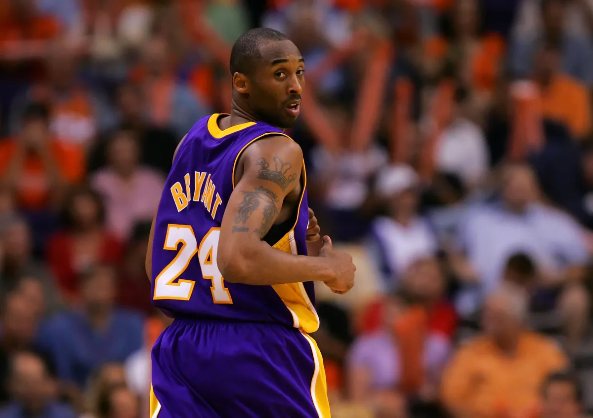 Kobe Bryant during the 2007 NBA Playoffs at US Airways Center on May 2, 2007. | Source: Getty Images