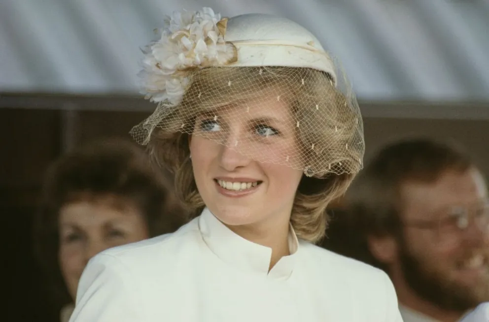 La Princesse Diana lors d'une cérémonie de bienvenue le 31 mars 1983 | Photo : Getty Images
