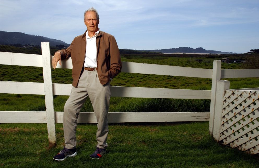 Clint Eastwood en su Mission Ranch en Carmel. | Foto: Getty Images