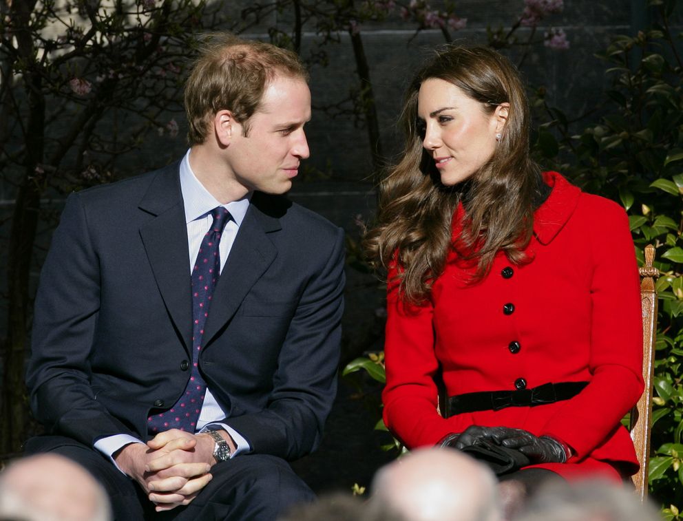 Prince William and Kate Middleton during their visit to St Andrews University in Glenrothes, Scotland on February 25, 2011.  |  Source: Getty Images    