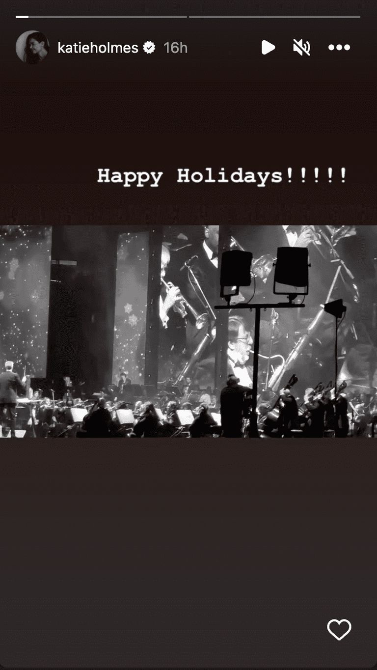 Katie Holmes assiste à un concert en 2022 et le partage sur sa story Instagram | Source : www.instagram.com/katieholmes