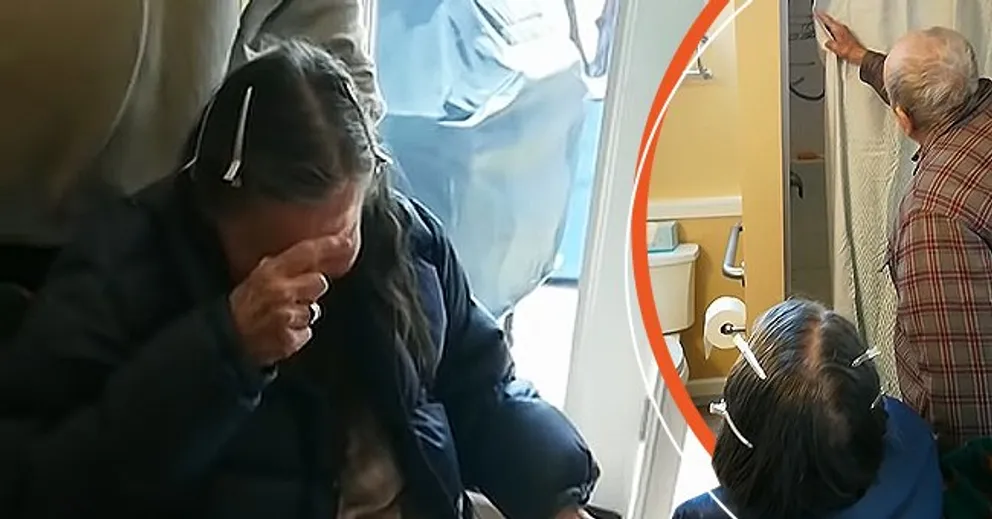 Los padres de Schon se sintieron abrumados por las emociones con la sorpresa que su hijo y su esposa les dieron. | Foto: YouTube/Caters Clips