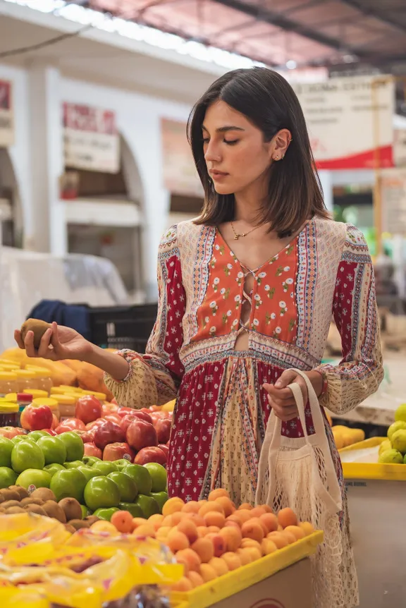Mujer en el supermercado. | Foto: Pexels