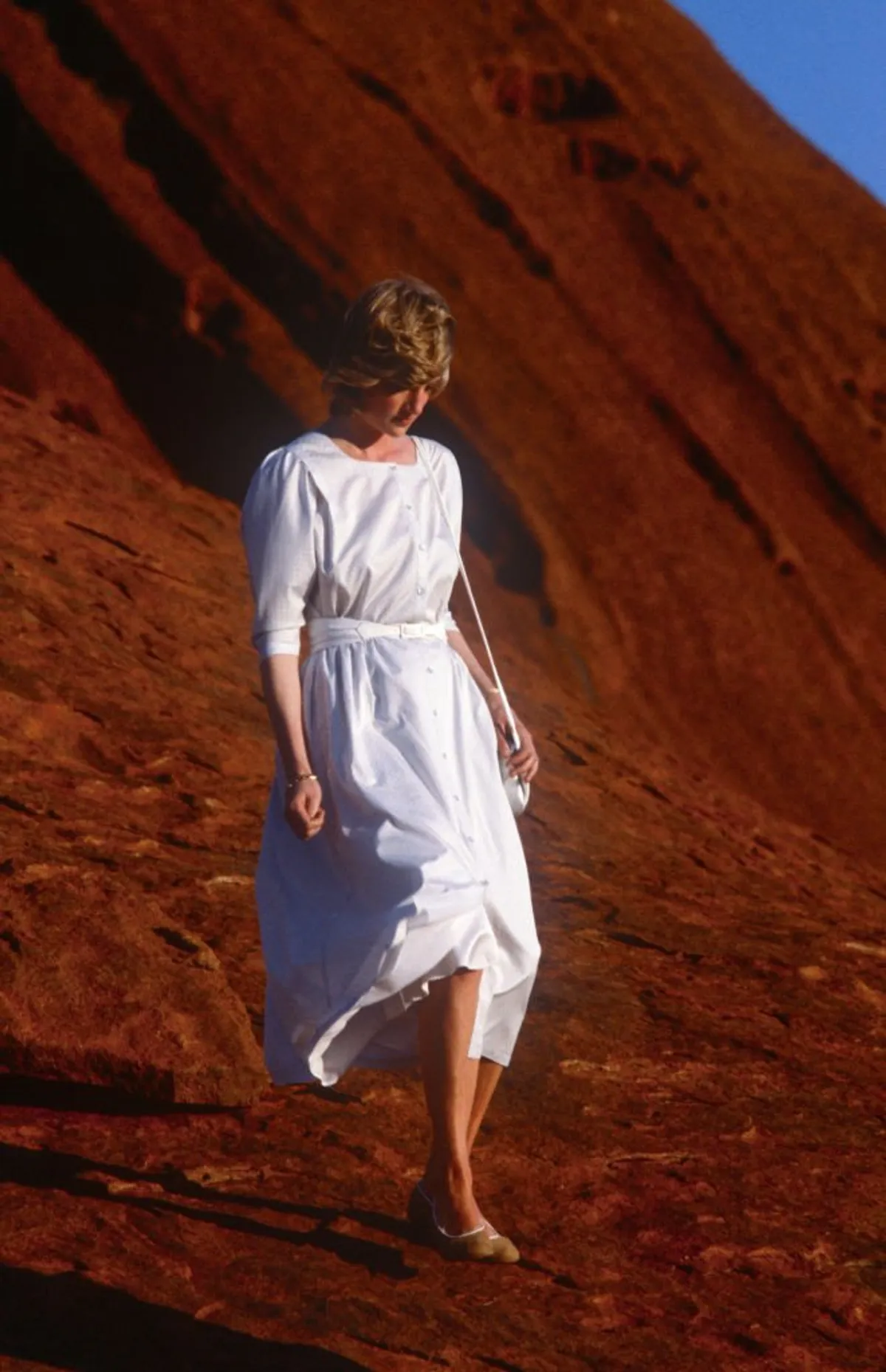 Diana Spencer bei einem Ausflug I Quelle: Getty Images