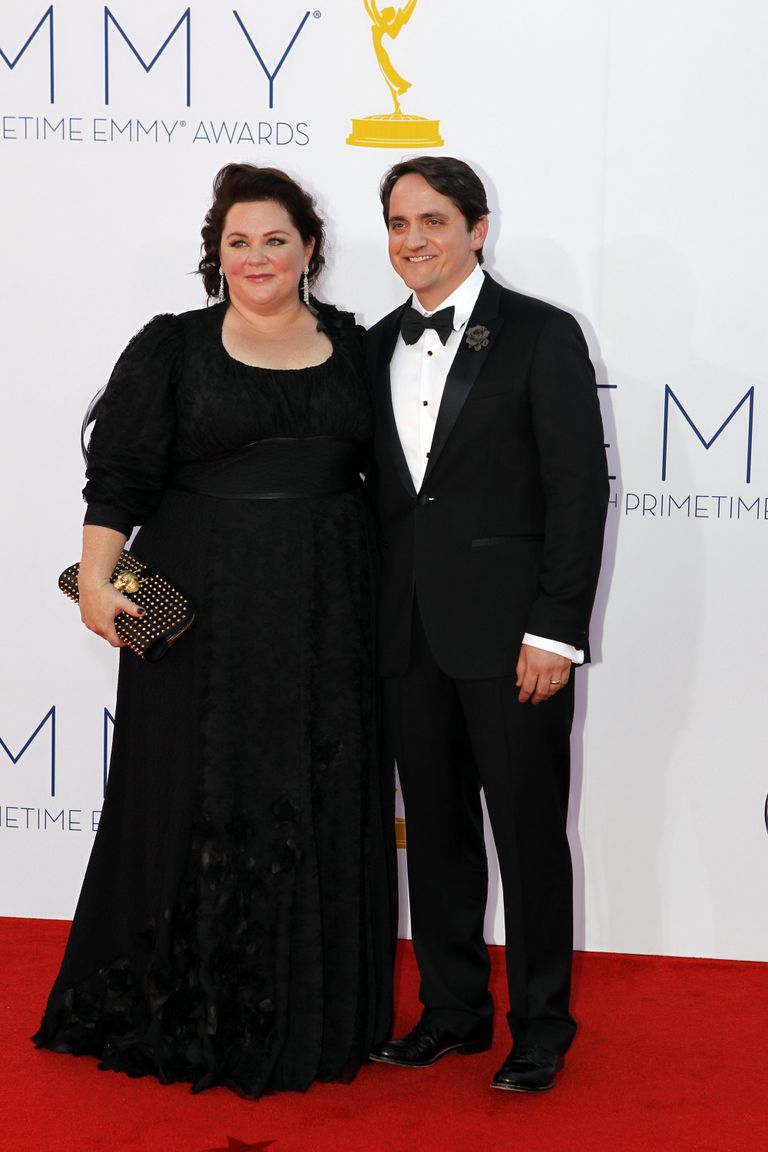Melissa McCarthy et Ben Falcone lors de la 64e édition des Primetime Emmy Awards, le 23 septembre 2012. | Source : Getty Images