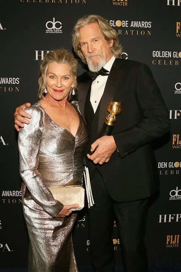 Jeff Bridges et Susan Geston lors de la 76e célébration annuelle des Golden Globe Awards le 6 janvier 2019 à Los Angeles, en Californie. | Photo : Getty Images