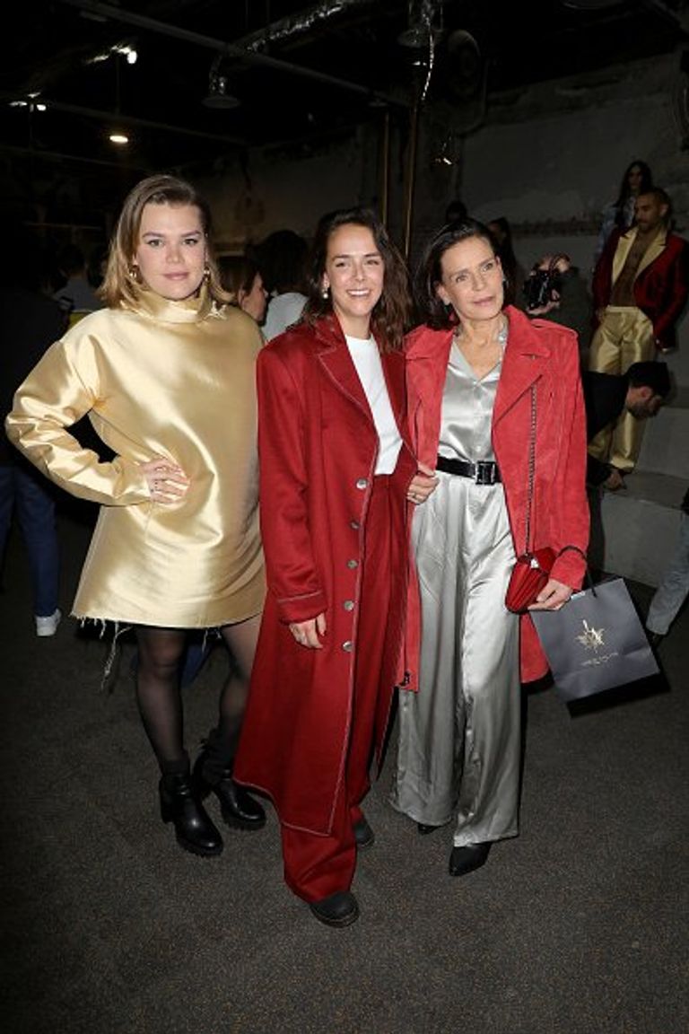 Princess Stephanie of Monaco, Pauline Ducruet and Camille Gottlieb on February 26, 2020 in Paris, France.  |  Photo: Getty Images